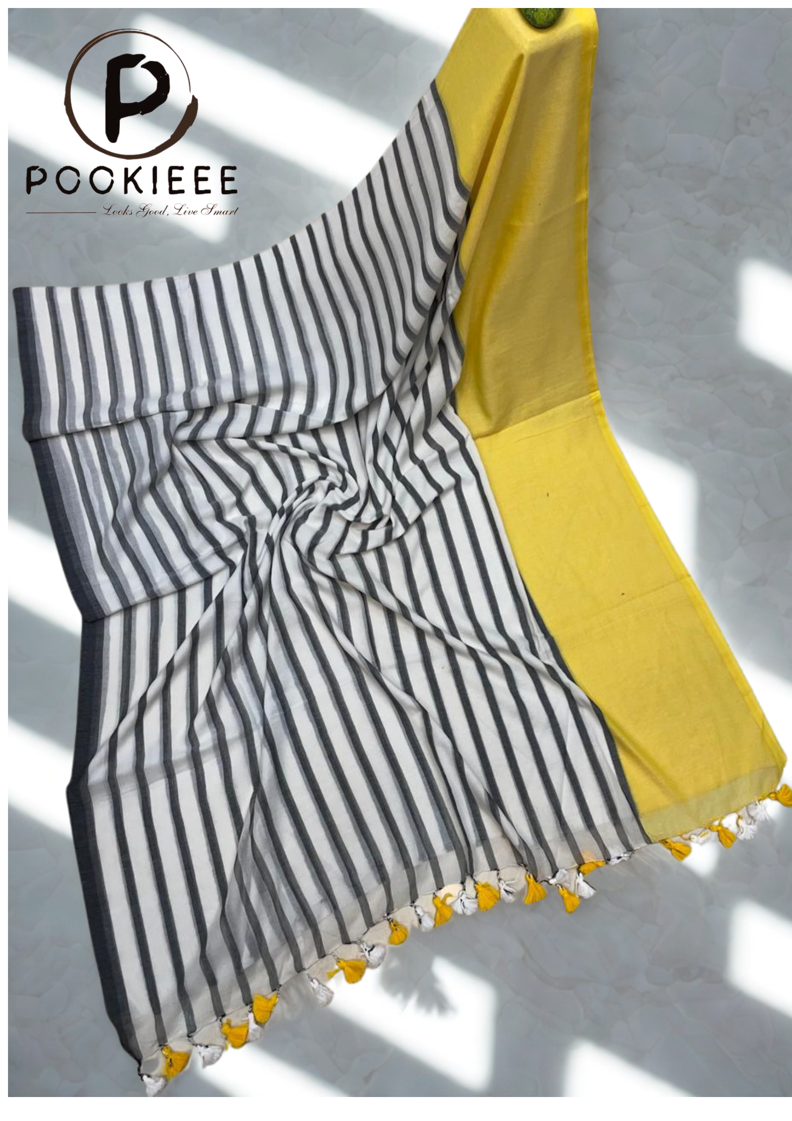 Elegant, breathable, and feather-light — this Soft Mull Cotton Saree